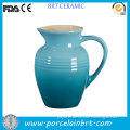 Blue glazed convenient milk coffee Water Pot